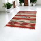 Indiai Kilim szőnyeg 140x200 modern Kelim szőnyeg