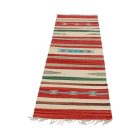 Indiai Kilim futószőnyeg 60x240 vékony pamut szőnyeg