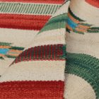 Indiai Kilim futószőnyeg 60x240 vékony pamut szőnyeg