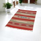 Indiai Kilim szőnyeg 90x150 vékony pamut szőnyeg