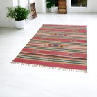 Indiai Kilim szőnyeg 140x200 modern kelim szőnyeg pamutból