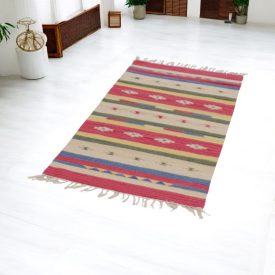 Indiai Kilim szőnyeg 70x140 modern Kelim szőnyeg