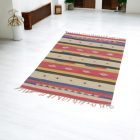 Indiai Kilim szőnyeg 90x150 vékony pamut szőnyeg