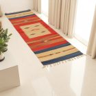 Indiai Kilim futószőnyeg 60x200 modern Kelim szőnyeg