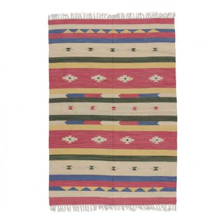 Indiai Kilim szőnyeg 140x200 modern kelim szőnyeg pamutból