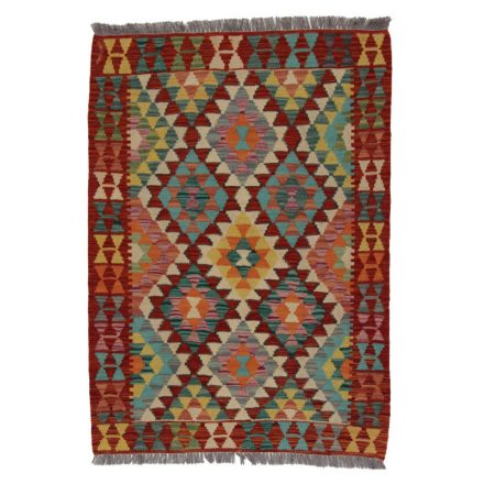 Kilim szőnyeg Chobi 90x127 kézi szövésű afgán gyapjú kilim