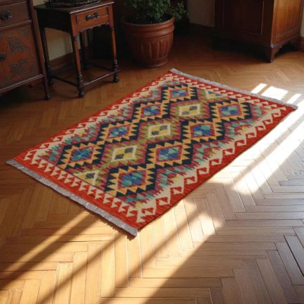 Kilim szőnyeg Chobi 81x118 kézi szövésű afgán gyapjú kilim