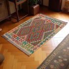 Kilim szőnyeg Chobi 87x125 kézi szövésű afgán gyapjú kilim