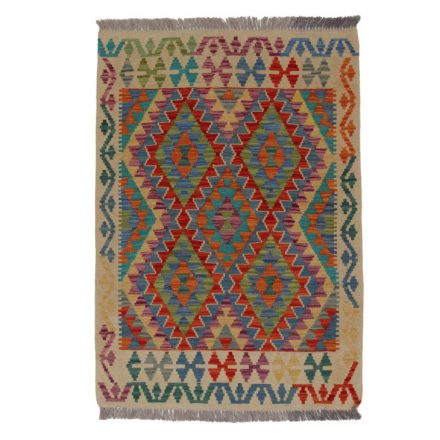 Kilim szőnyeg Chobi 87x125 kézi szövésű afgán gyapjú kilim