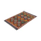 Chobi Kilim szőnyeg 84x124 kézi szövésű afgán gyapjú kilim