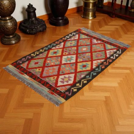 Chobi Kilim szőnyeg 84x132 kézi szövésű afgán gyapjú kilim
