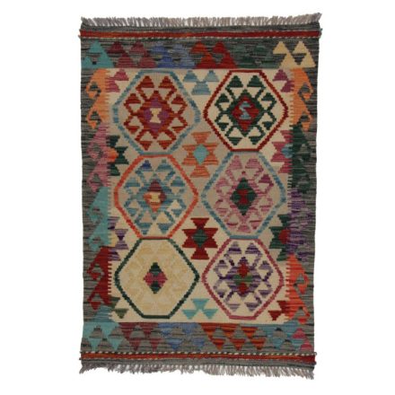 Kilim szőnyeg Chobi 83x120 kézi szövésű afgán gyapjú kilim