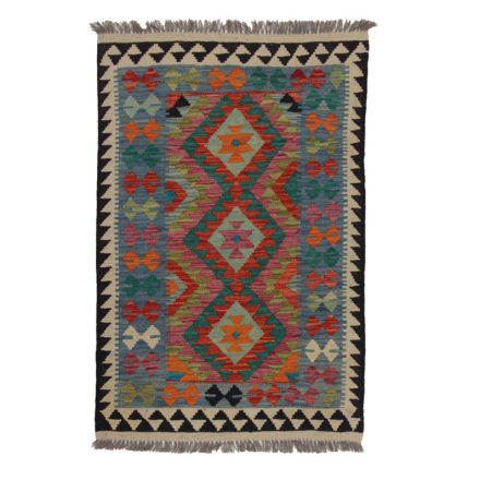 Chobi Kilim szőnyeg 82x126 kézi szövésű afgán gyapjú kilim