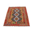 Chobi Kilim szőnyeg 86x129 kézi szövésű afgán gyapjú kilim