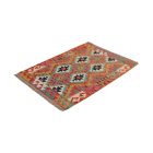 Kilim szőnyeg Chobi 87x120 kézi szövésű afgán gyapjú kilim