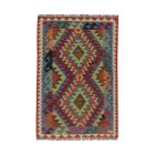 Chobi Kilim szőnyeg 86x129 kézi szövésű afgán gyapjú kilim
