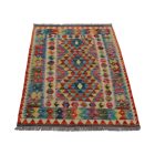 Kilim szőnyeg Chobi 87x129 kézi szövésű afgán gyapjú kilim