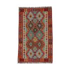 Chobi Kilim szőnyeg 156x98 kézi szövésű afgán gyapjú kilim