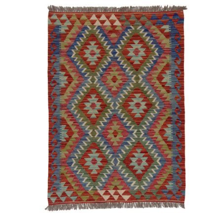 Chobi Kilim szőnyeg 140x101 kézi szövésű afgán gyapjú kilim