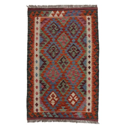 Kilim szőnyeg Chobi 155x99 kézi szövésű afgán gyapjú kilim