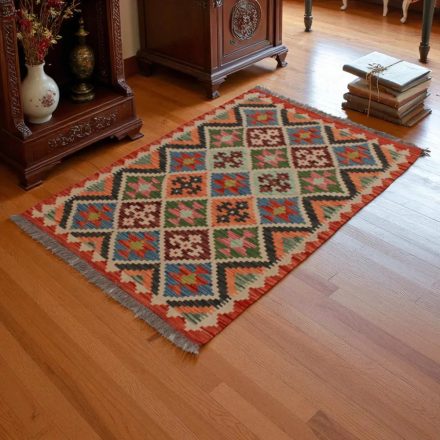 Afgán Kilim szőnyeg Chobi 137x97 kézi szövésű etnikai kilim
