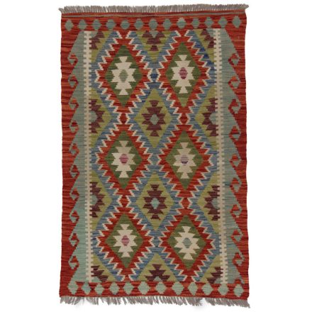 Chobi Kilim szőnyeg 157x103 kézi szövésű afgán gyapjú kilim