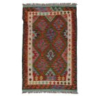 Etnikai Kilim szőnyeg Chobi 161x97 kézi szövésű afgán gyapjú kilim