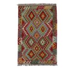 Kilim szőnyeg Chobi 149x101 kézi szövésű afgán gyapjú kilim