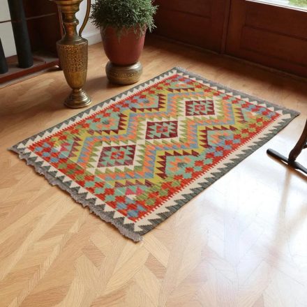 Kilim szőnyeg Chobi 143x106 kézi szövésű afgán gyapjú kilim
