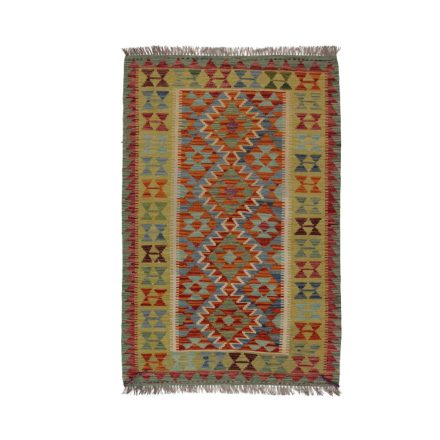 Chobi Kilim szőnyeg 152x101 kézi szövésű afgán gyapjú kilim