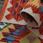 Kilim szőnyeg Chobi 152x102 kézi szövésű afgán gyapjú kilim