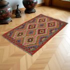Kilim szőnyeg Chobi 145x101 kézi szövésű afgán gyapjú kilim