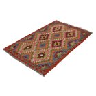 Kilim szőnyeg Chobi 145x101 kézi szövésű afgán gyapjú kilim