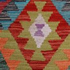 Kilim szőnyeg Chobi 148x102 kézi szövésű afgán gyapjú kilim