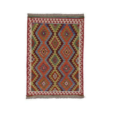 Kézi szövésű Kilim szőnyeg Chobi 141x100 afgán gyapjú kilim