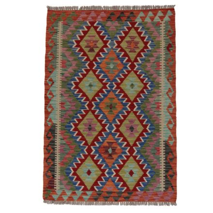 Kilim szőnyeg Chobi 153x104 kézi szövésű afgán gyapjú kilim