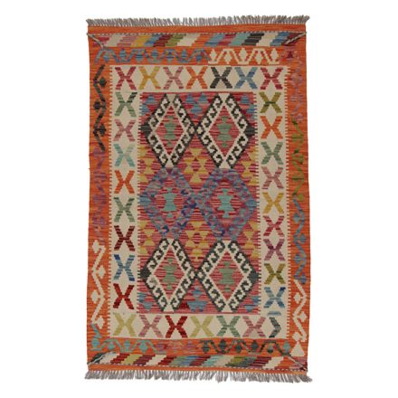 Kilim szőnyeg Chobi 158x102 kézi szövésű afgán gyapjú kilim