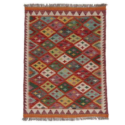 Chobi Kilim szőnyeg 140x107 kézi szövésű afgán gyapjú kilim
