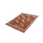 Chobi Kilim szőnyeg 140x107 kézi szövésű afgán gyapjú kilim