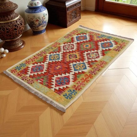 Chobi Kilim szőnyeg 152x100 kézi szövésű afgán gyapjú kilim