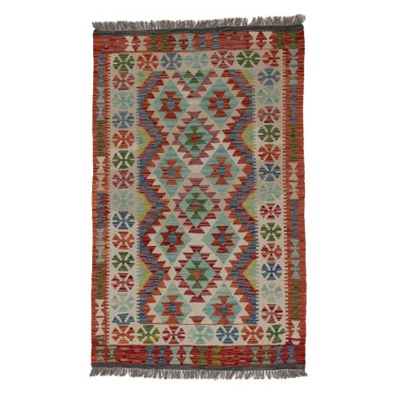 Kilim szőnyeg Chobi 157x98 kézi szövésű afgán gyapjú kilim