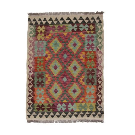 Kilim szőnyeg Chobi 158x116 kézi szövésű afgán gyapjú kilim