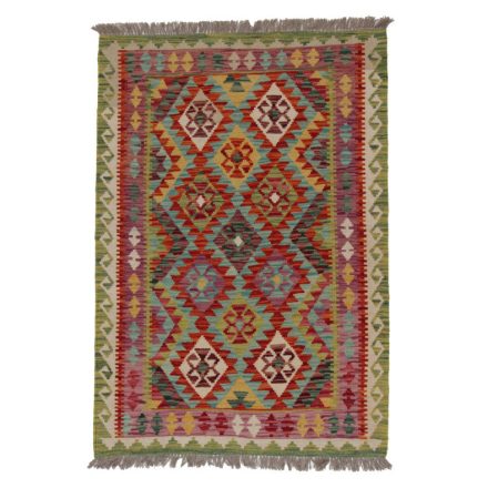 Chobi Kilim szőnyeg 144x100 kézi szövésű afgán gyapjú kilim