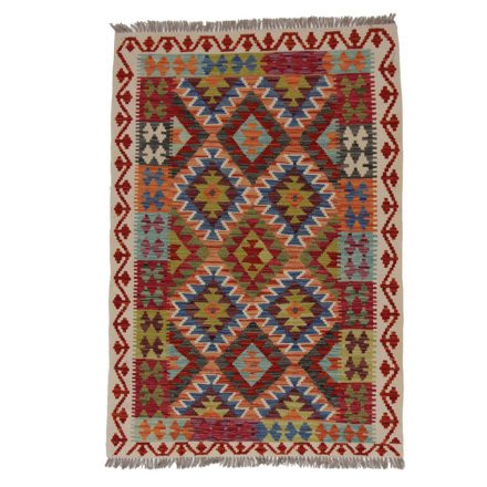 Kilim szőnyeg Chobi 153x105 kézi szövésű afgán gyapjú kilim