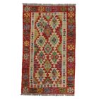 Chobi Kilim szőnyeg 156x93 kézi szövésű afgán gyapjú kilim