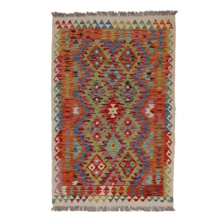 Kilim szőnyeg Chobi 158x104 kézi szövésű afgán gyapjú kilim