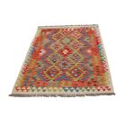 Kilim szőnyeg Chobi 158x104 kézi szövésű afgán gyapjú kilim