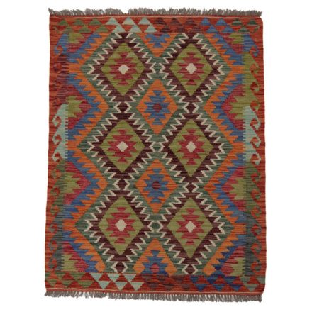 Chobi Kilim szőnyeg 140x108 kézi szövésű afgán gyapjú kilim