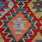 Kilim szőnyeg Chobi 155x101 kézi szövésű afgán gyapjú szőttes