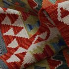 Kilim szőnyeg Chobi 155x101 kézi szövésű afgán gyapjú szőttes